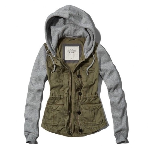 Abercrombie & Fitch Jackets & Blazers - Abercrombie & Fitch Tristen Hooded Jacket M